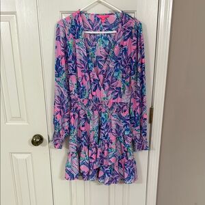 Lilly Pulitzer Cristiana Stretch Mini Dress Just a Little Jelly Size 8